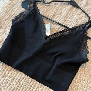 Victoria's Secret PINK Black seamless Bralette